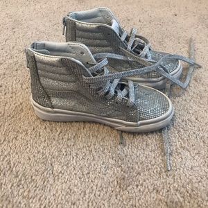 Vans high top tennis shoe